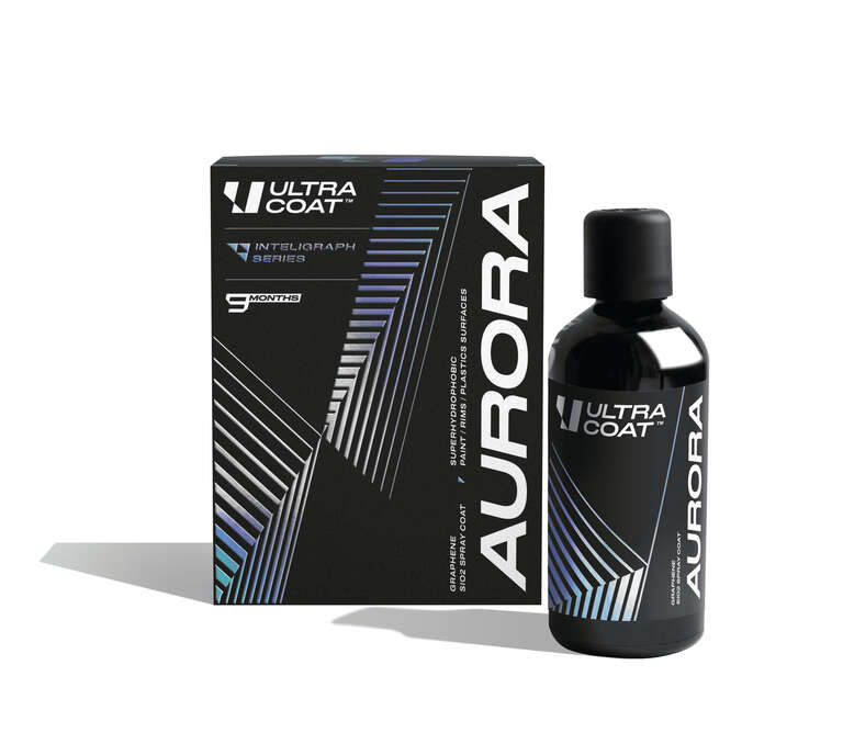 ULTRACOAT Aurora 100 ml – versatile INTELIGRAPH graphene-ceramic coating for protecting vehicle paintwork, wheels and exterior plastics.