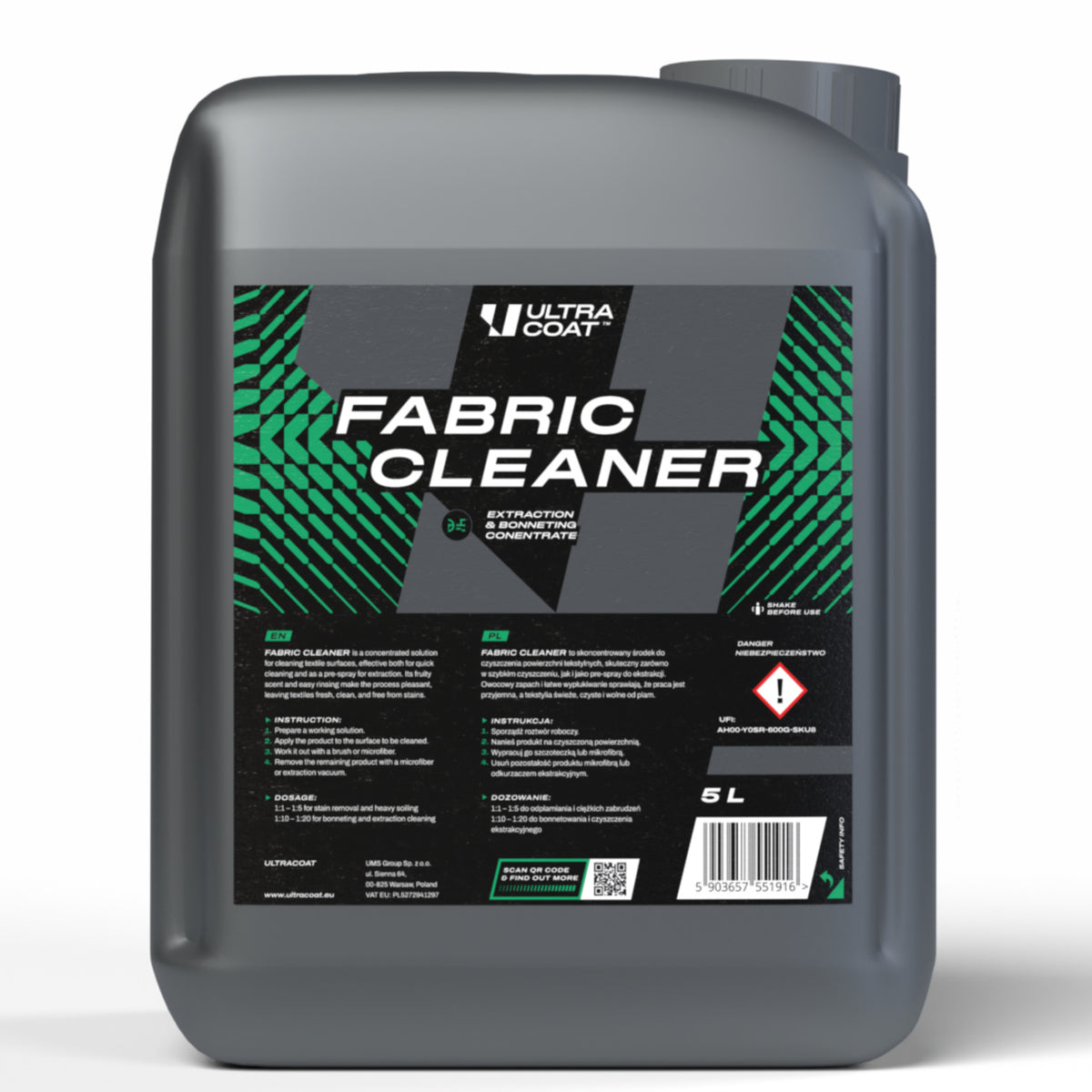 ULTRACOAT Fabric Cleaner 5 L