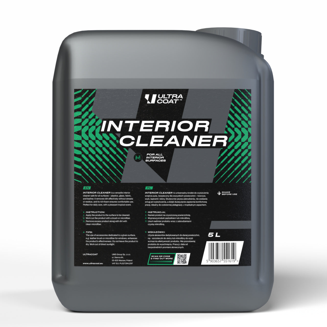 ULTRACOAT Interior Cleaner 5 L