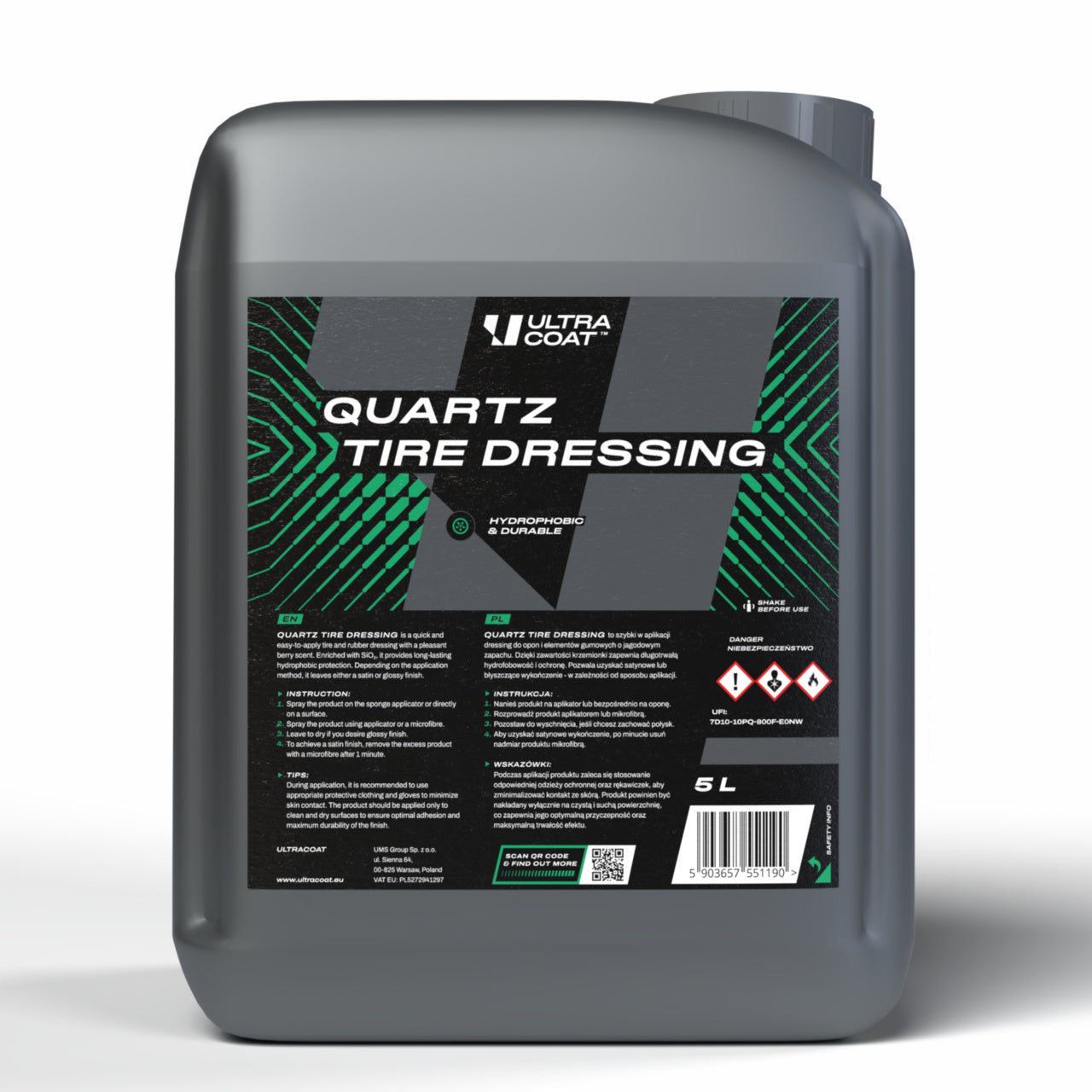 ULTRACOAT Quartz Tire Dressing 5 L