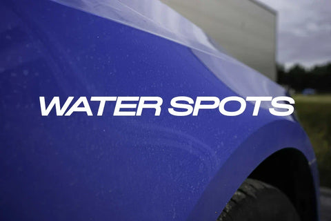 Car washing without water spots