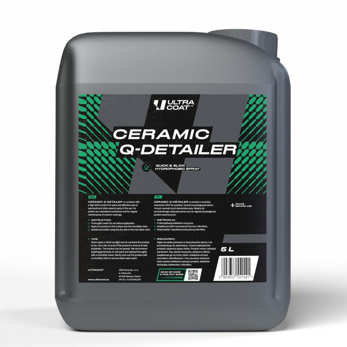 ULTRACOAT Ceramic Q-Detailer 5 L