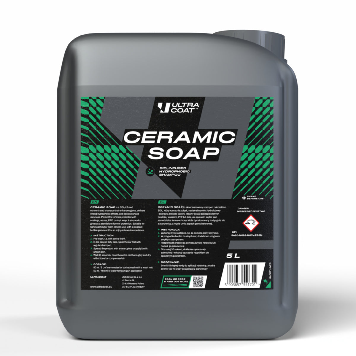 ULTRACOAT Ceramic Soap 5 L
