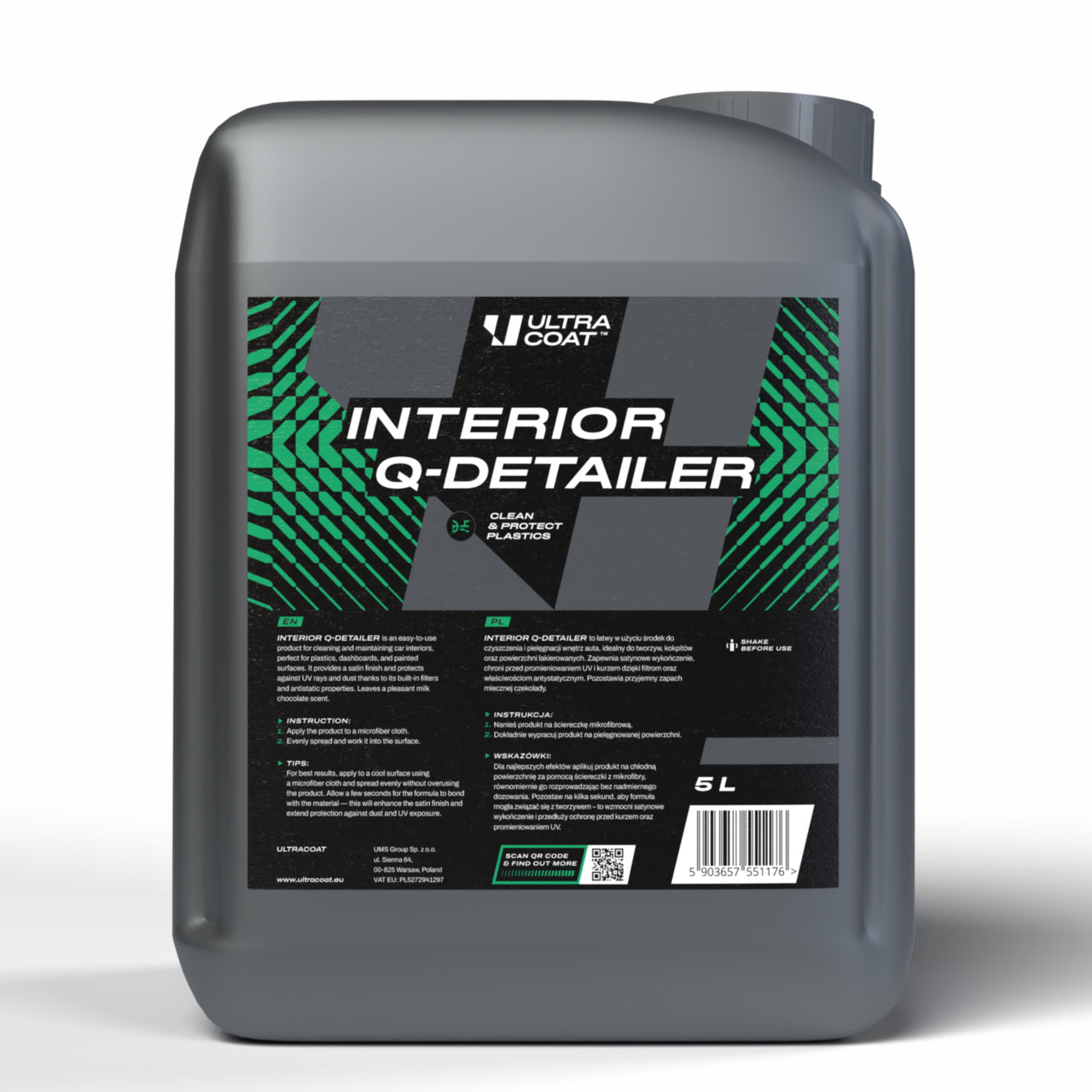 ULTRACOAT Interior Q-Detailer 5 L