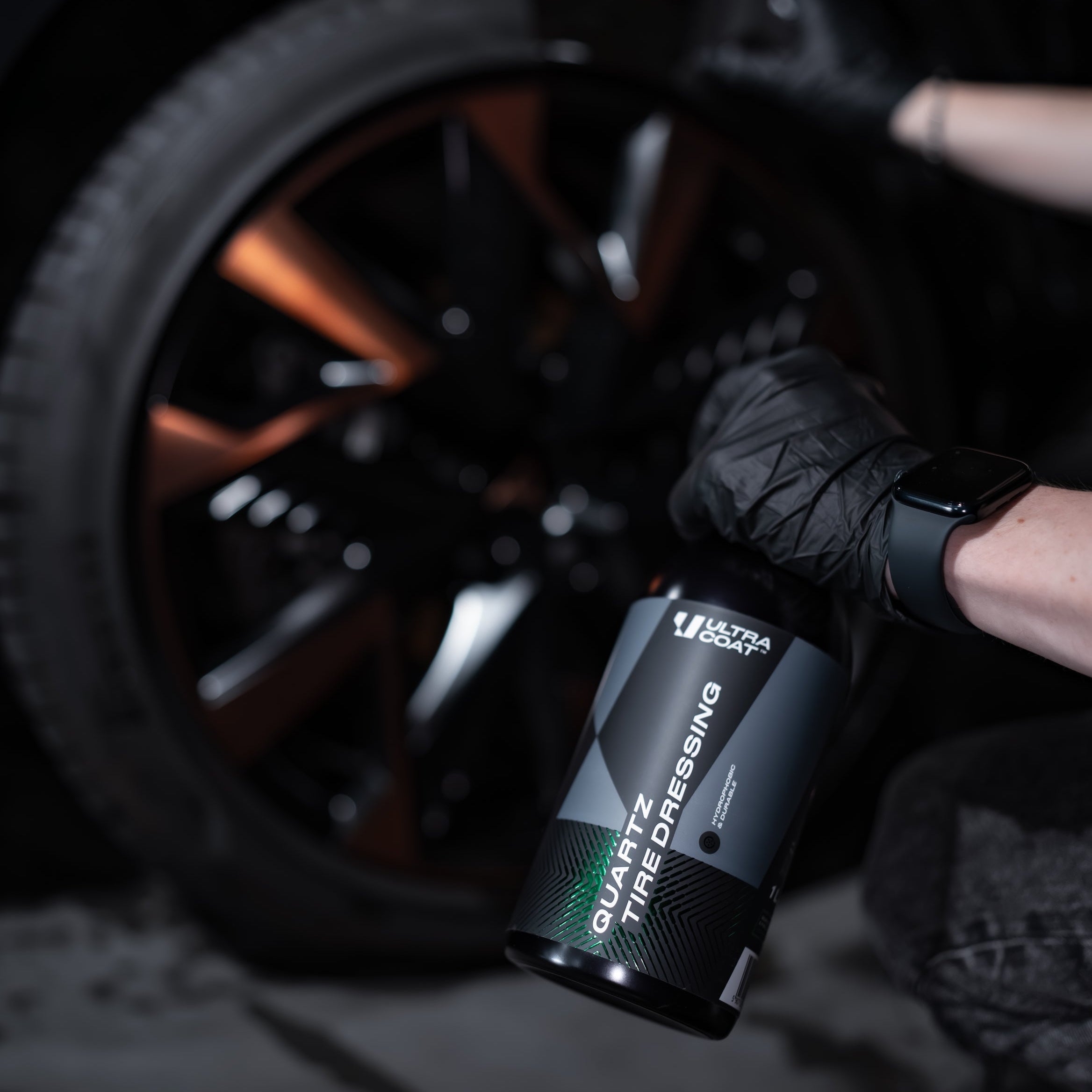 ULTRACOAT Quartz Tire Dressing – protective tyre dressing with a dark satin finish