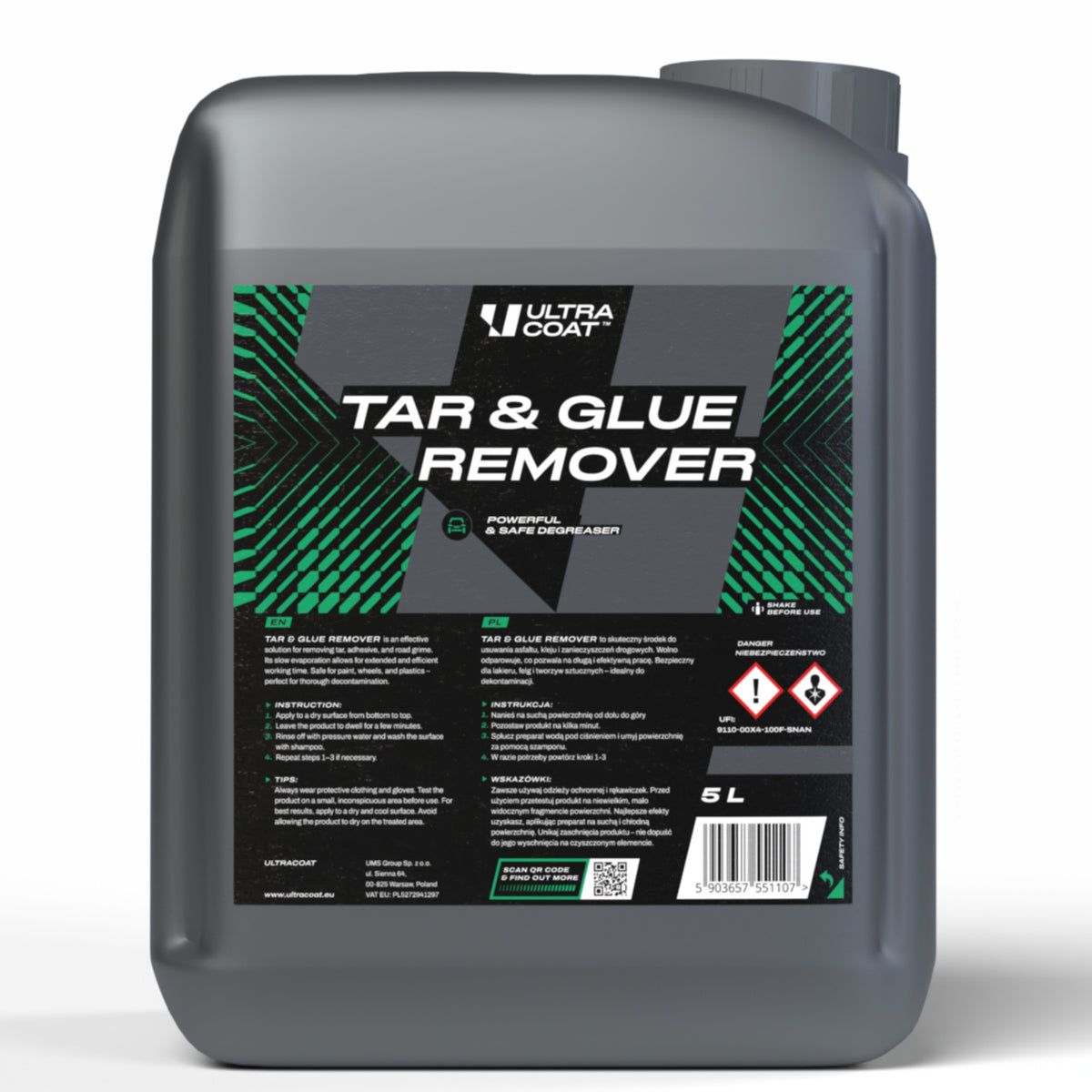 ULTRACOAT Tar & Glue Remover 5 L
